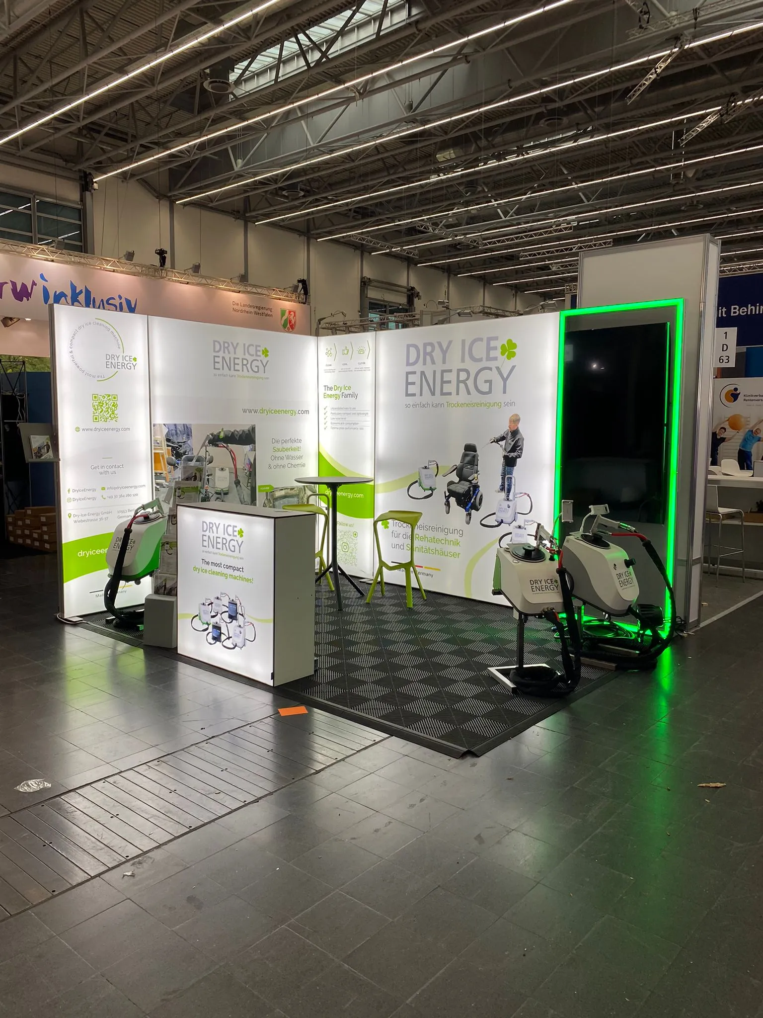 Dry Ice Energy auf der REHACARE-Messe