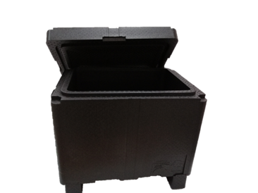 Eine Spezielle Trockeneisbox zum Lagern und Versand
